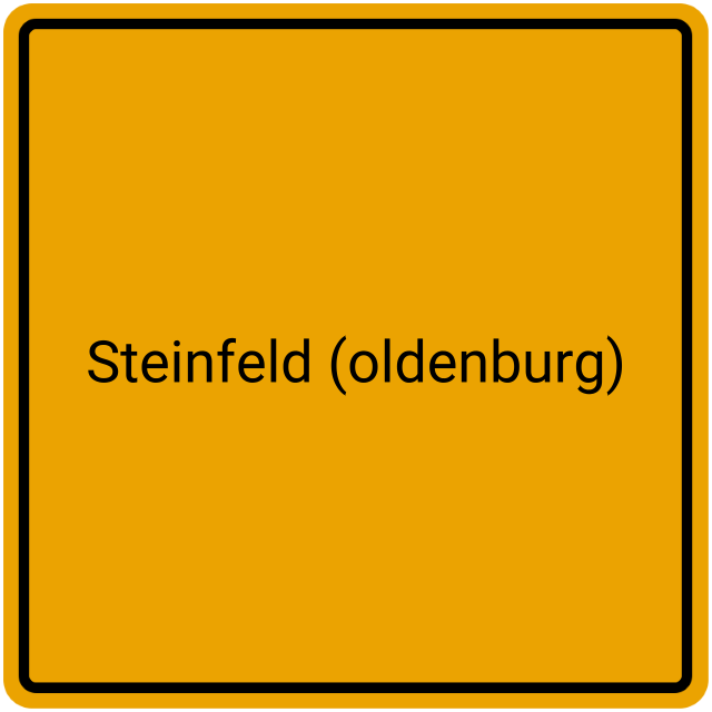 Meldebestätigung Steinfeld (Oldenburg)